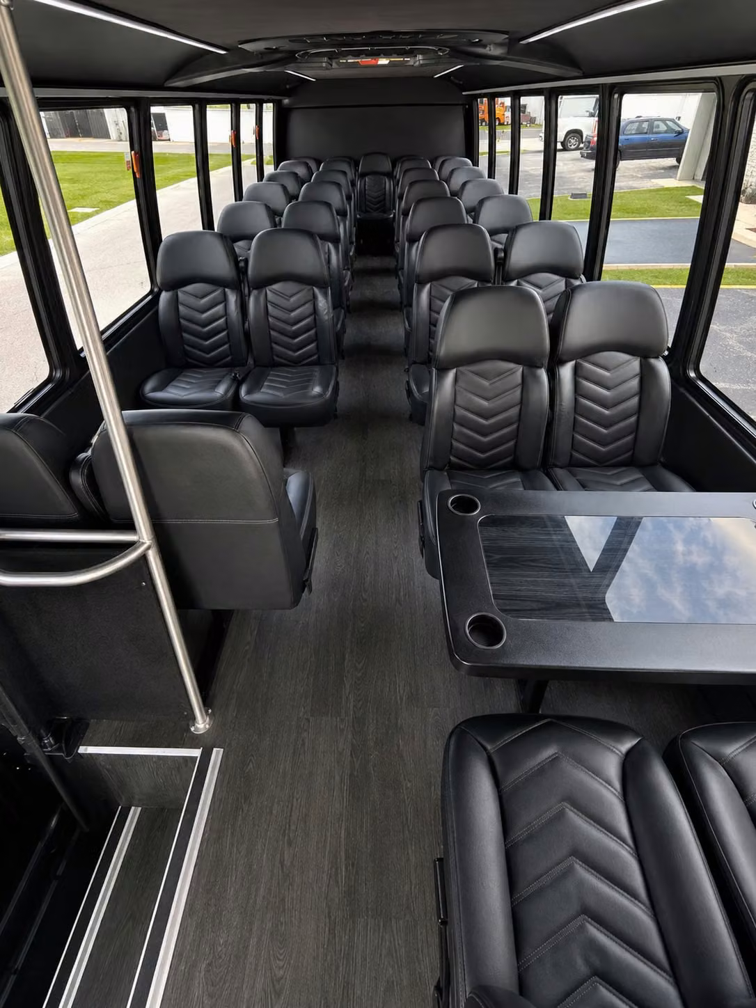18 passenger minibus interior