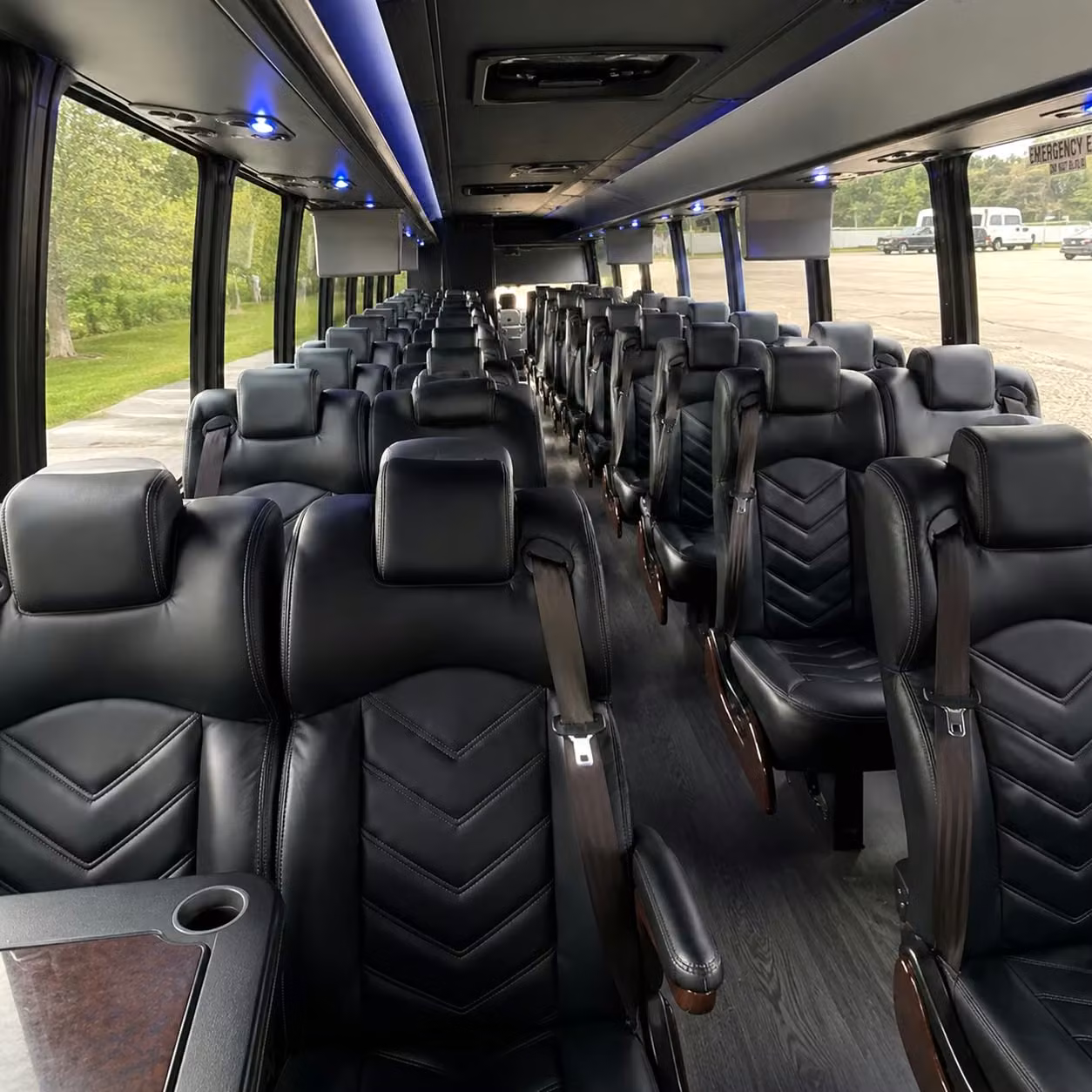 25 passenger minibus inside