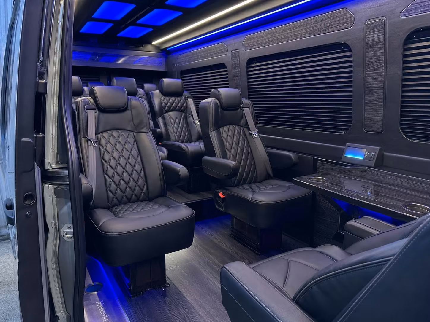 sprinter van transportation for groups and events across stamford