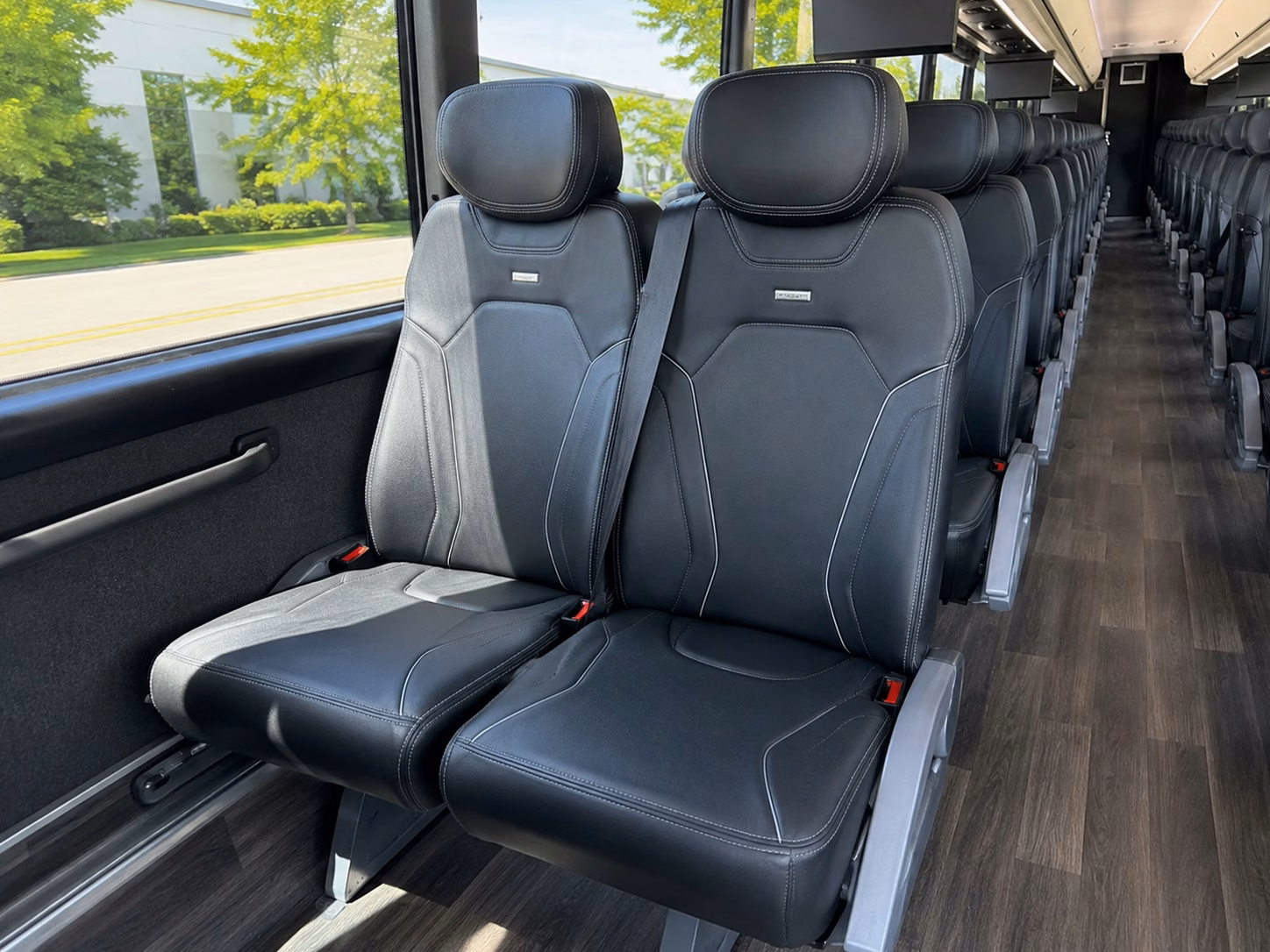 stamford charter bus interior