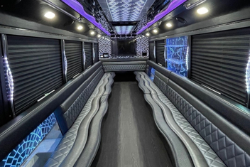 Stamford Party Bus Interior