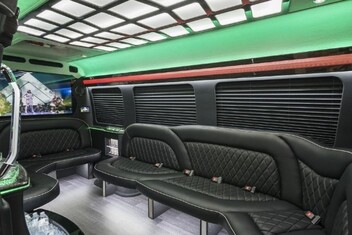 Stamford Sprinter Party Bus Interior